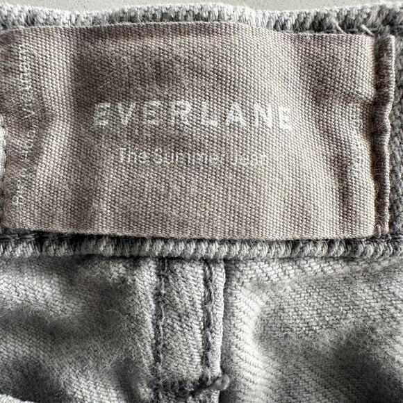 Everlane Light Gray High Rise Slouch Cropped The Summer Jean 29 waist - Picture 8 of 9
